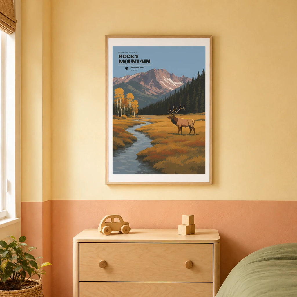 Poster Rocky Mountain National Park, chambre familiale