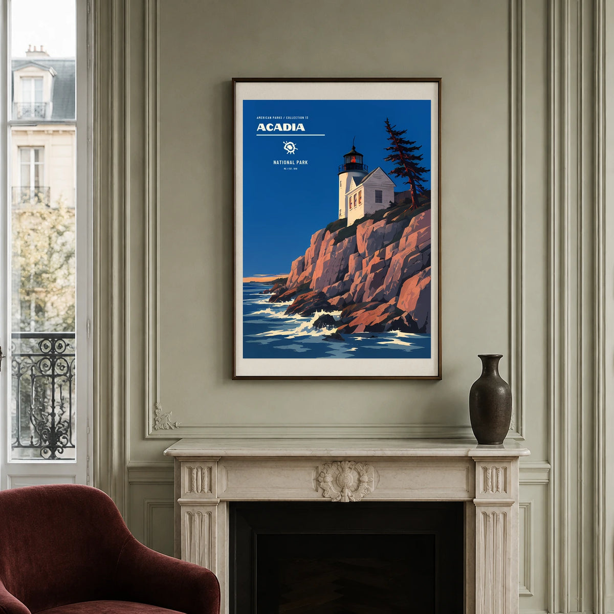 Poster Acadia National Park, appartement parisien
