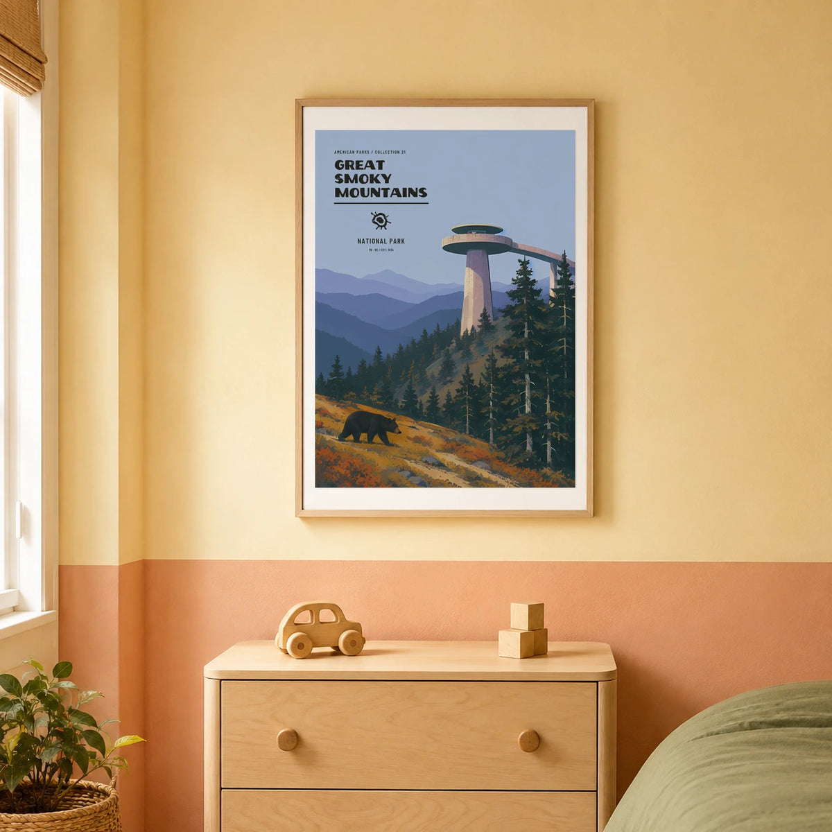 Poster Great Smoky Mountains National Park, chambre familiale