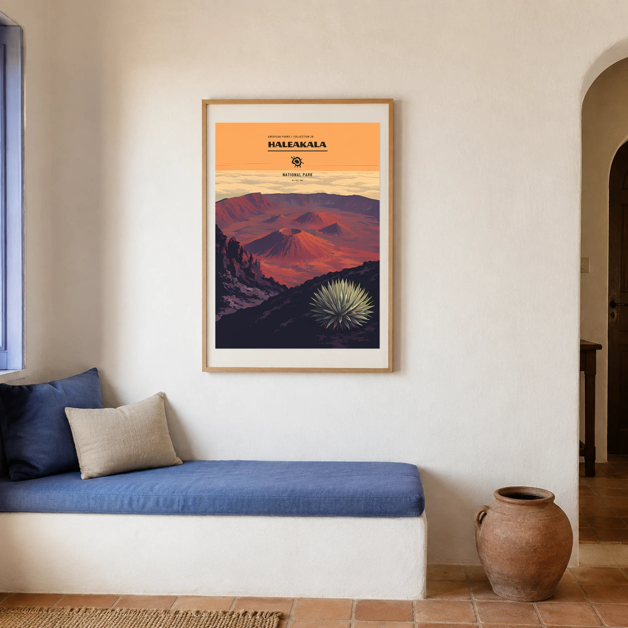 Poster Haleakalā National Park, maison mediterraneenne