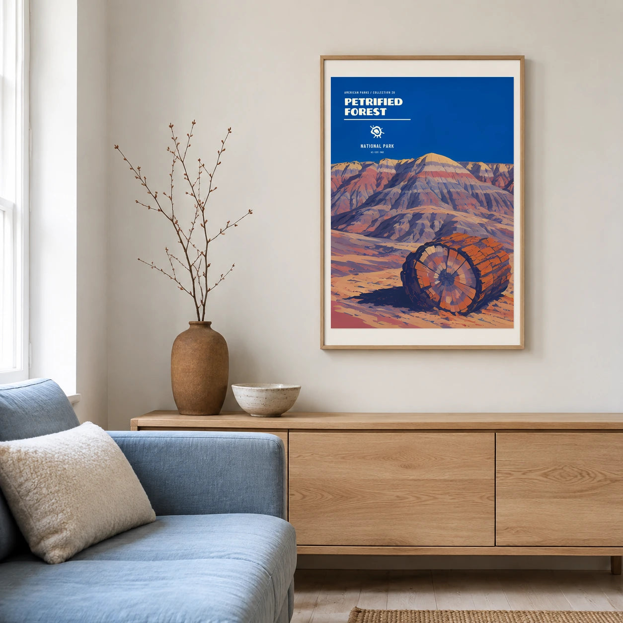 Poster Petrified Forest National Park, salon scandinave