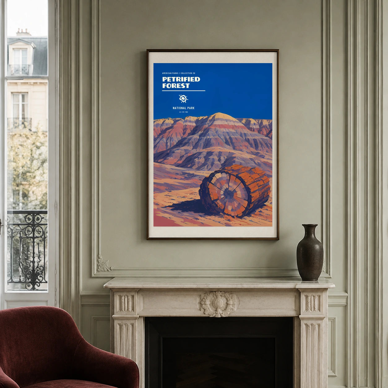 Poster Petrified Forest National Park, appartement parisien