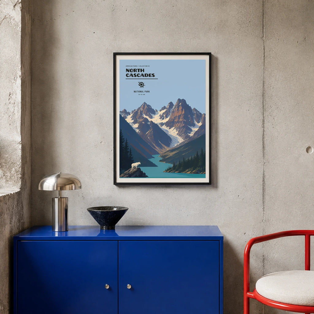Poster North Cascades National Park, atelier colore