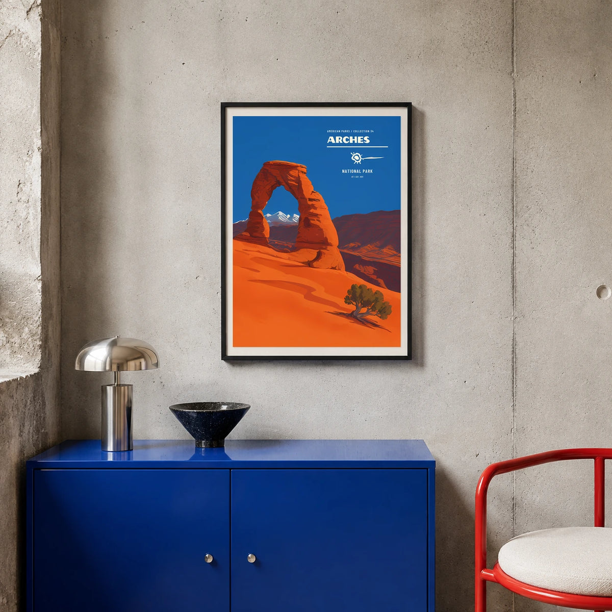 Poster Arches National Park, atelier colore