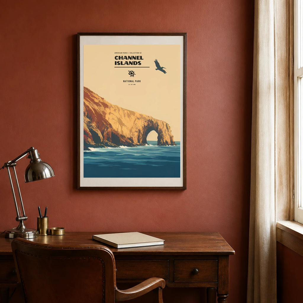 Poster Channel Islands National Park, bureau vintage