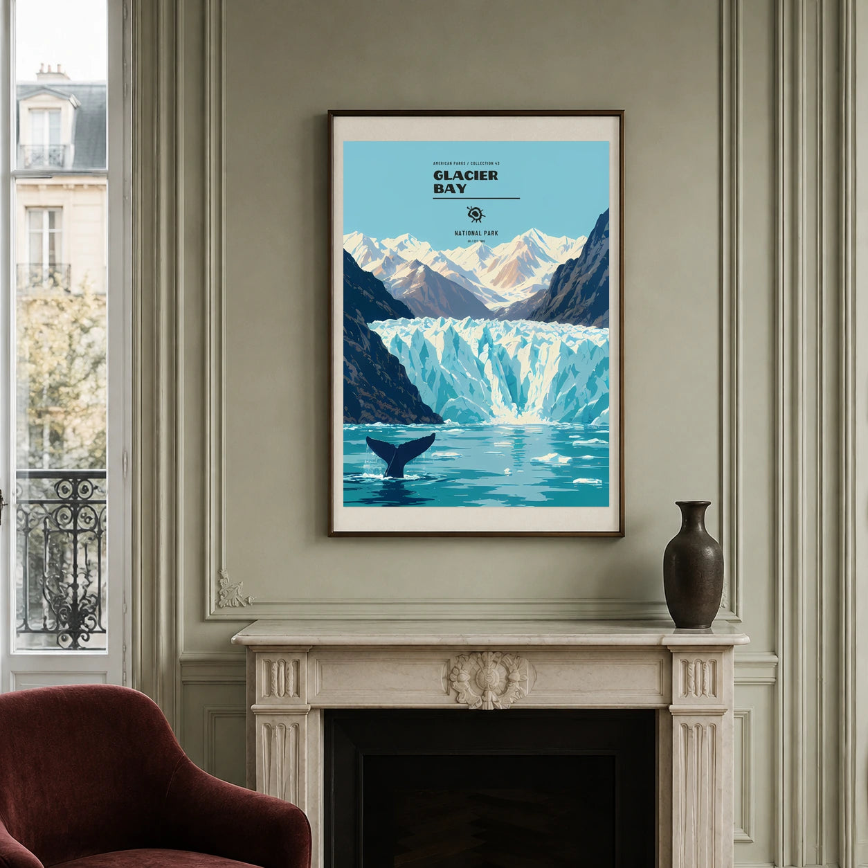 Poster Glacier Bay National Park, appartement parisien
