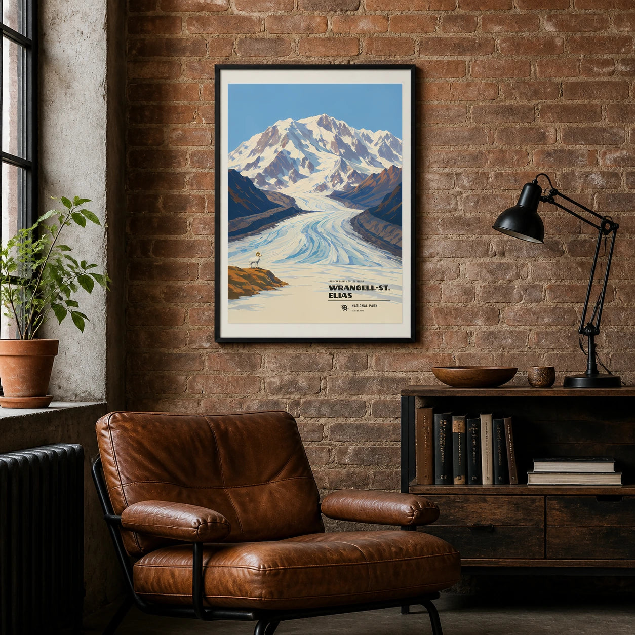 Poster Wrangell–St. Elias National Park, loft industriel