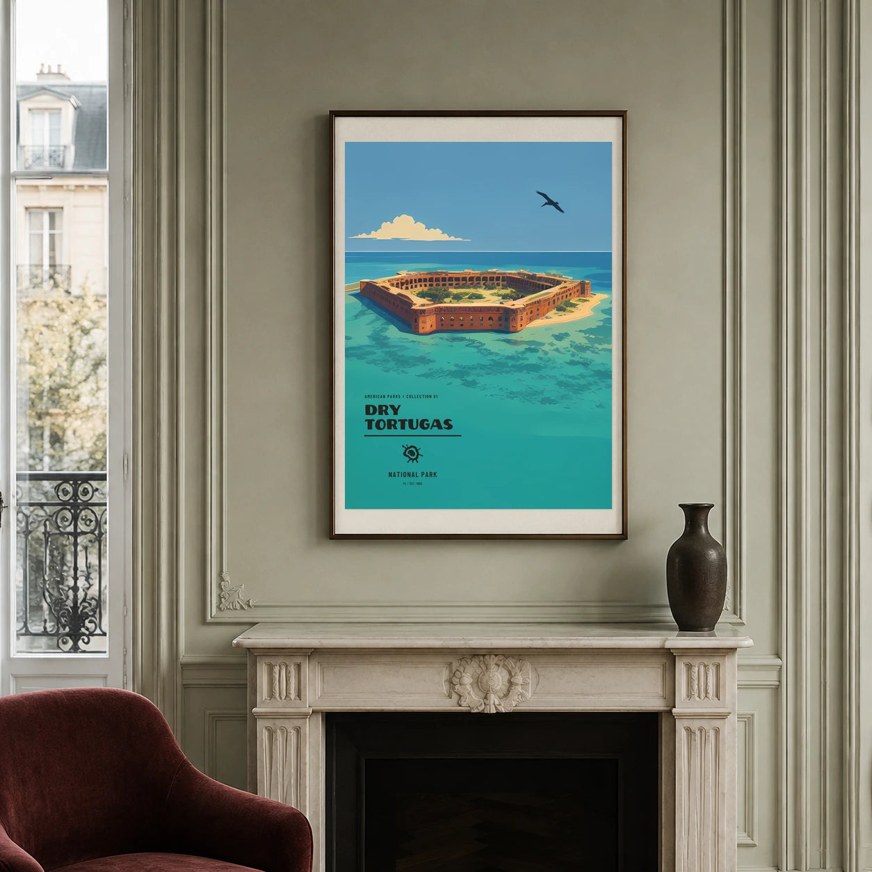 Poster Dry Tortugas National Park, appartement parisien