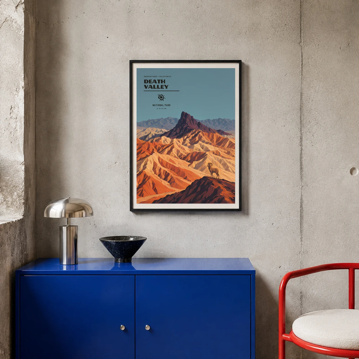 Poster Death Valley National Park, atelier colore