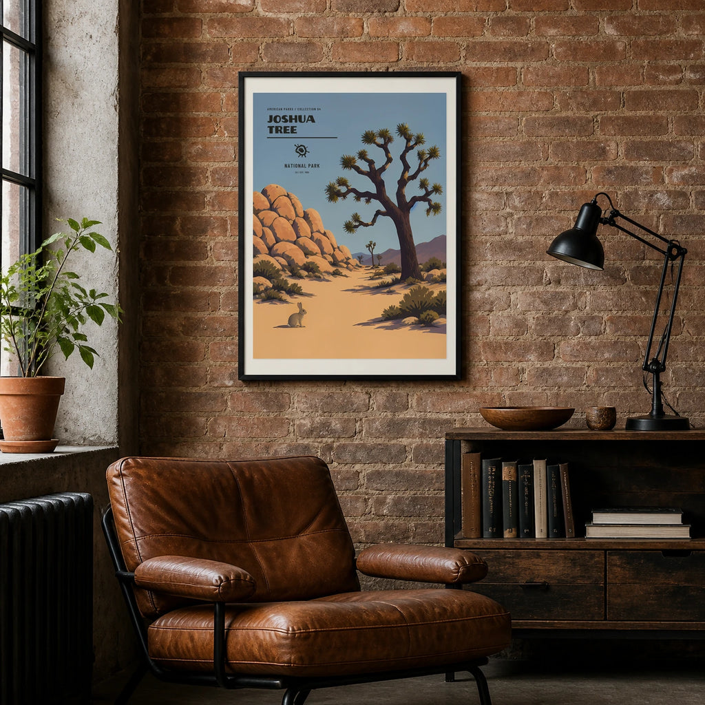 Poster Joshua Tree National Park, loft industriel