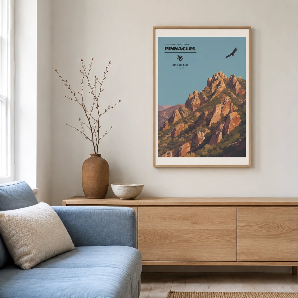 Poster Pinnacles National Park, salon scandinave